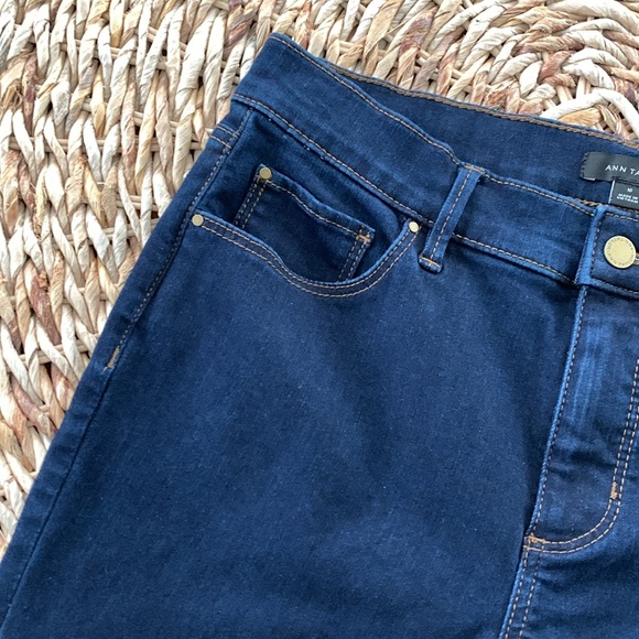 Ann Taylor Dark Wash Slim Boot - Picture 9 of 13